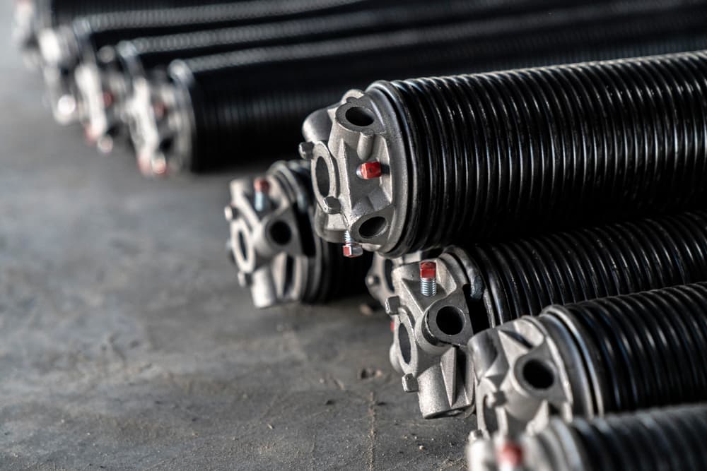 Garage door spring replacement service in Calgary